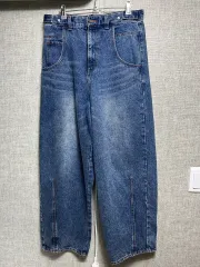 M SUARE ワイド デニム パンツ ミッド ブルーのサムネイル