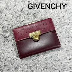 GIVENCHY ジバンシー コインケース 小銭入れ カードケース がま口 オーストリッチ レザー ゴールド金具のサムネイル