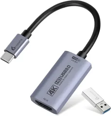 Guermok HDMIキャプチャカード 4K60FPS USB3.0 Switch PS5 OBS対応のサムネイル