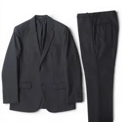 △美品 ジルサンダー JIL SANDER ウール イタリア製 スーツ ジャケット パンツ 46 ダークグレー メンズ 正規品 6-YE064のサムネイル