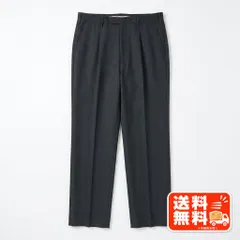 ダークグレー スラックス ワンタック センタープレス トラウザー PT01風のサムネイル