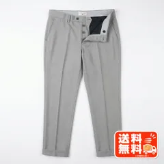 CAFÉ SOHO スラックス グレー センタープレス ダブル 紳士 UNIQLO風のサムネイル