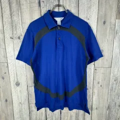 COMME des GARCONS SHIRT コムデギャルソン シャツ FRANCE フランス製 S15101 ブルー コットン 半袖 ポロシャツ メンズ M サイズのサムネイル