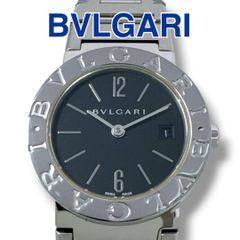ブルガリ BB23SS ブラック 黒 クォーツ デイト レディース 時計 美品 