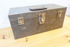 USA vintage】アイアン ツールボックス 工具箱 タックルボックス