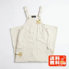 DIXIE SPORTS ジャンパースカート 花柄モチーフ ホワイト
