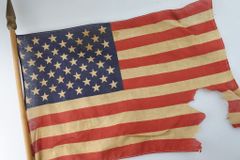 ジーンズショップ 非売品 木製看板「MAID IN USA」◇ビンテージ風 希少