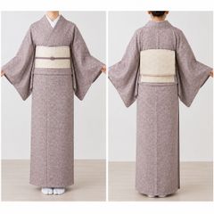 超お買得】単衣着物と帯セット 東レシルック 普段着おでかけコーデ