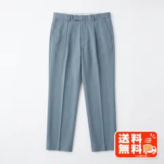 GLENMORE スラックス ブルー センタープレス タック入り パンツ LOWRYS FARM風のサムネイル