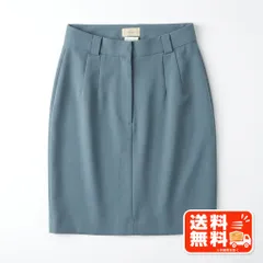 Yangany ヤンガニー 無地 ミニスカート ブルーグリーンのサムネイル