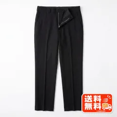 スラックス パンツ ブラック メンズ 無地 シンプル UNIQLO風のサムネイル