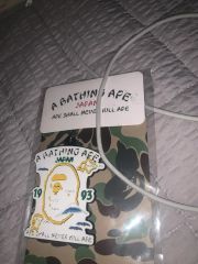 希少】A BATHING APE ダブルスター ピアス シルバー - メルカリ