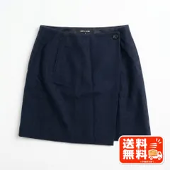 COMME ÇA DU MODE ラップ風 ミニスカート ネイビー 9サイズ ユニクロ風のサムネイル