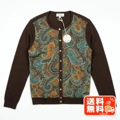 SCAPA スキャパ ペイズリー柄 長袖 カーディガン ブラウン 38 Etro風のサムネイル