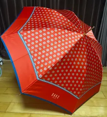 DAKS ダックス 長傘 雨傘 赤  ＊c0698のサムネイル