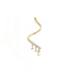 アーカー シャンデリアスウェイツイスト ピアス 0.12CT 片耳のサムネイル
