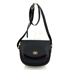 GUCCI オールドグッチ マイクロGG ターンロック ショルダーバッグ ブラックのサムネイル