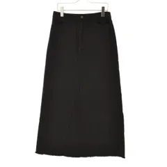【nikoand...】バックスリットロングマキシデニムスカート