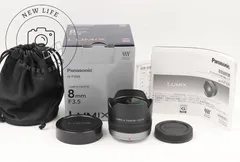 値下げ◆極上品☆パナソニック Panasonic LUMIX G FISHEYE 8mm F3.5 付属多数 ###z18145のサムネイル