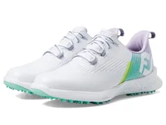 フットジョイ レディース シューズ スニーカー FootJoy FJ Fuel Golf Shoes Previouseason WhiteGreenLil ホワイトのサムネイル