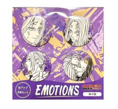 SAKAMOTO DAYS 缶バッジ 4個セット EMOTIONS 神々廻 サカモトデイズ