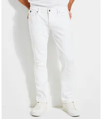 ゲス メンズ ボトムス デニムパンツ スリムフィット ジーンズ Guesslim Fitapered White Jeans White ホワイトのサムネイル