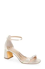 ニナ レディース シューズ ヒール サンダル アンクル Nina Biankle Strap Sandal Ivory アイボリーのサムネイル