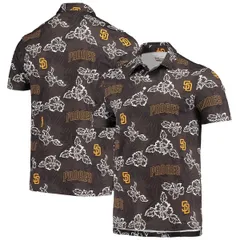 レインスプーナー メンズ トップス ポロシャツ Mens Reyn Spooner Brown San Diego Padres Performance Polo Brown ブラウンのサムネイル