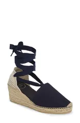 トニーポンズ レディース シューズ サンダル Toni Pons Valencia Wraparound Espadrille Wedge Navy Fabric ネイビーのサムネイル