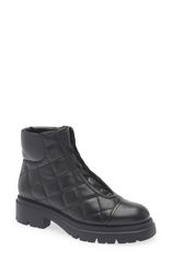 スチュアート ワイツマン レディース シューズ ブーツ・レインブーツ キルティング Stuart Weitzman Hudson Quilted Lug Sole Bootie Black ブラック