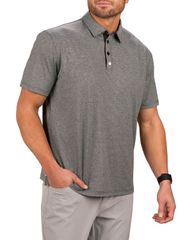블랙 로버 남성 탑스 폴로 셔츠 Black Clover Greyson Polo Black 블랙
