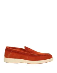 サントーニ メンズ シューズ スリッポン・ローファー SANTONI モカシン Reddish Brown ブラウン