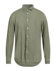 メッサジェリエ メンズ トップス シャツ MESSAGERIE 無地シャツ Military Green グリーンのサムネイル