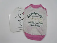 MDサイズ　as know as de wan アズノウアズデワン　MDサイズ　N FMB Tシャツ　ピンク・グレー　中古のサムネイル