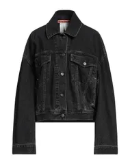アクネ ストゥディオズ レディース アウター ACNE STUDIOS デニムブルゾン Black ブラックのサムネイル