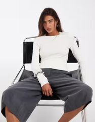 BANANA REPUBLIC バナナリパブリックパフスリーブ スウェットシャツ