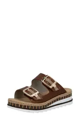 リーカー レディース シューズ ヒール サンダル Riekeregina 55 Slide Sandal Iceberg Beige ベージュのサムネイル