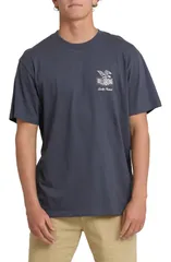 ビラボン メンズ トップス Tシャツ コットン グラフィック Billabong Roadie Premium Cotton Graphic TShirt Graystone