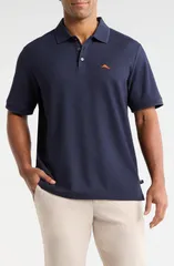 トッミーバハマ メンズ トップス ポロシャツ Tommy Bahama Emfielder Icon Solid IslandZone Polo Blue Note ブルーのサムネイル