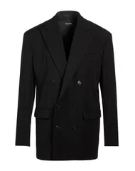 ディースクエアード メンズ アウター ジャケット・ブルゾン DSQUARED2 テーラードジャケット Black ブラックのサムネイル