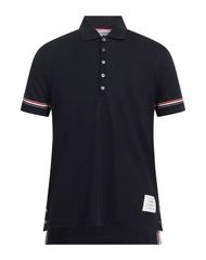 国内正規品 定価7万 トムブラウン THOM BROWNE ポロシャツ ネイビー