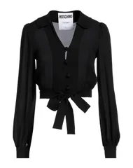 モスキーノ レディース トップス シャツ MOSCHINO シルクシャツ＆ブラウス Black ブラックのサムネイル