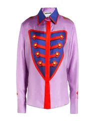 モスキーノ レディース トップス シャツ MOSCHINO シルクシャツ＆ブラウス Purple パープルのサムネイル