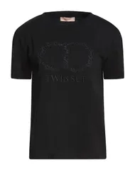 ツインセット レディース トップス Tシャツ TWINSET Ｔシャツ Black ブラックのサムネイル