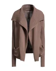 リックオウエンス レディース アウター カーディガン RICK OWENS カーディガン Taupe トープのサムネイル