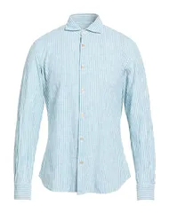 ボリオリ メンズ トップス シャツ BOGLIOLI ストライプ柄シャツ Deep Teal ティールのサムネイル