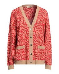 ヘルノ レディース アウター カーディガン HERNO Red レッドのサムネイル
