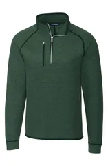 カッターアンドバック メンズ アウター ニット・セーター ハーフジップ ジャケット Cutter Buck Mainsail Sweater Knit Half Zip Jacket Hunter Hのサムネイル