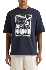 ディアドラ レディース トップス Tシャツ コットン グラフィック Diadora Legacy I Cotton Graphic TShirt Blue Denim デニムのサムネイル