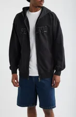 リップカール メンズ アウター パーカー・スウェット Rip Curliquid Trips Zip Hoodie Washed Black ブラックのサムネイル